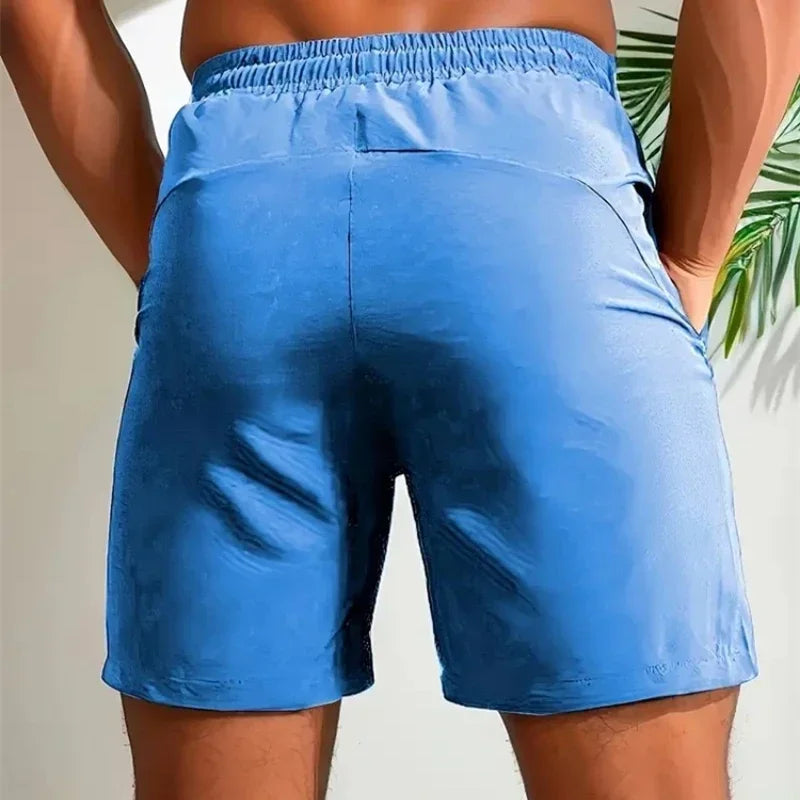 UETEEY Summer Shorts Men Gym Sport Running Squat Fitness Workout Man Short Pants Breathable Quick-drying Drawstring Mens Shorts - Strom Athletics