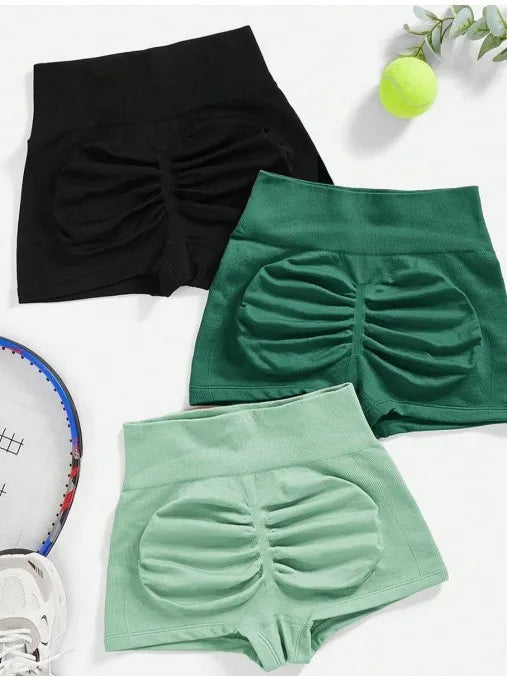 Klein Blue Butt-Lifting Shorts High Waisted Breathable Quick-Dry Shorts Gym Yoga Running Shorts Light Moisture-Wicking Short - Strom Athletics