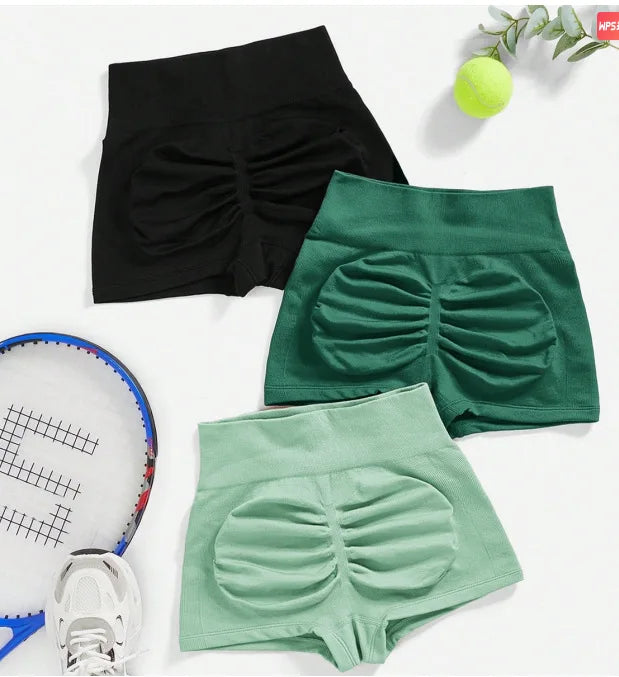 Klein Blue Butt-Lifting Shorts High Waisted Breathable Quick-Dry Shorts Gym Yoga Running Shorts Light Moisture-Wicking Short - Strom Athletics