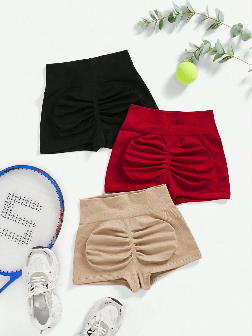 Klein Blue Butt-Lifting Shorts High Waisted Breathable Quick-Dry Shorts Gym Yoga Running Shorts Light Moisture-Wicking Short - Strom Athletics
