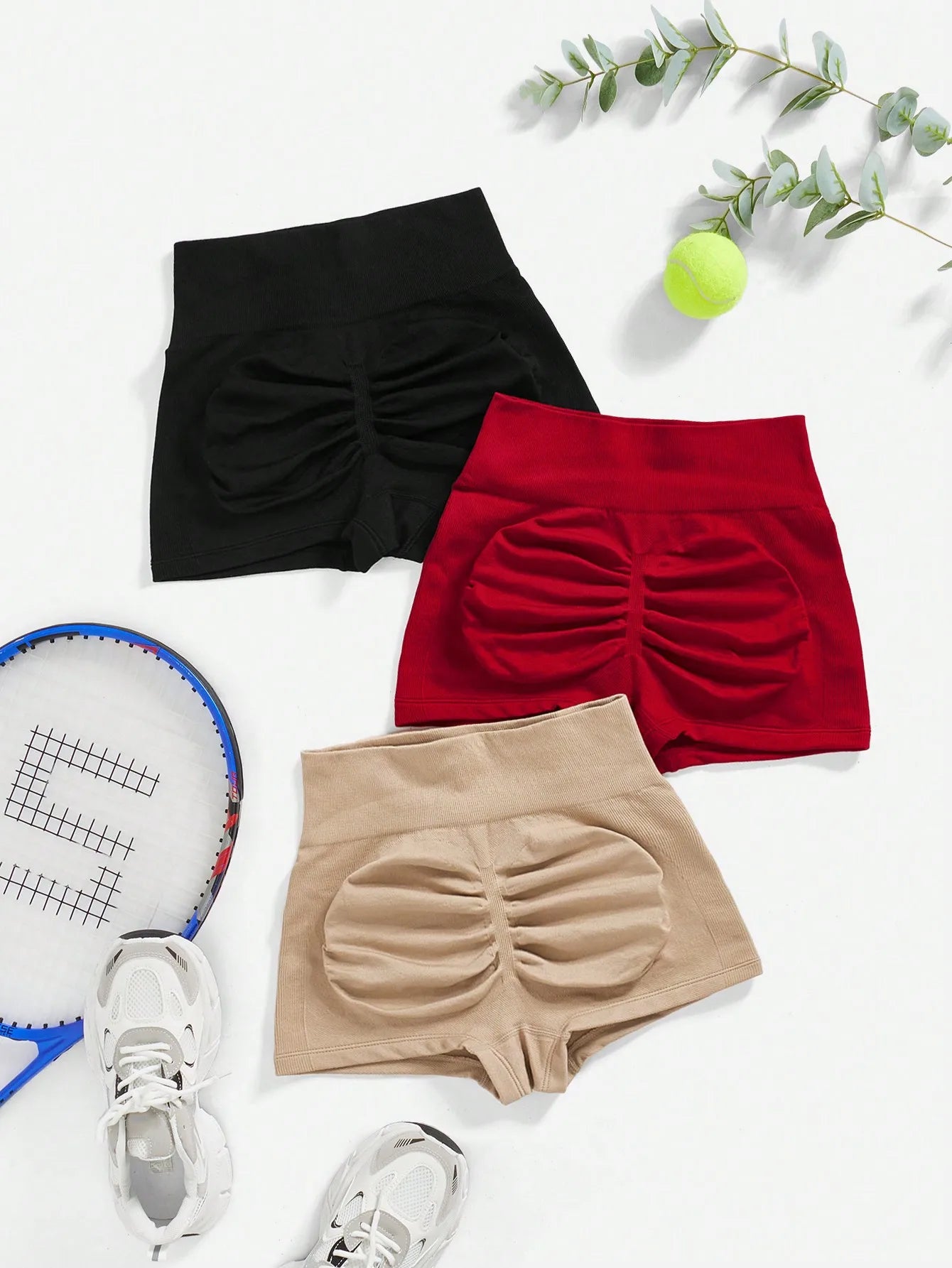 Klein Blue Butt-Lifting Shorts High Waisted Breathable Quick-Dry Shorts Gym Yoga Running Shorts Light Moisture-Wicking Short - Strom Athletics