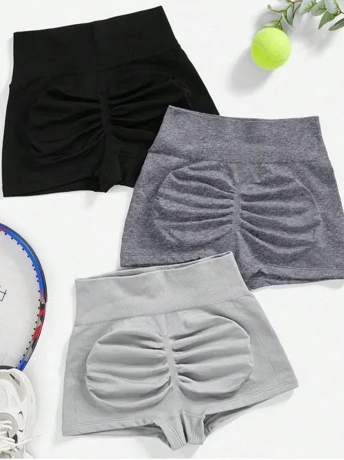 Klein Blue Butt-Lifting Shorts High Waisted Breathable Quick-Dry Shorts Gym Yoga Running Shorts Light Moisture-Wicking Short - Strom Athletics