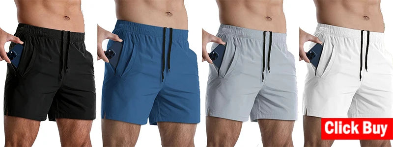 Men's Sport Shorts Sportswear Summer Running Shorts Beach Bottoms Gym Fitness Tracksuit Jogging Training Short Pants Men Shorts