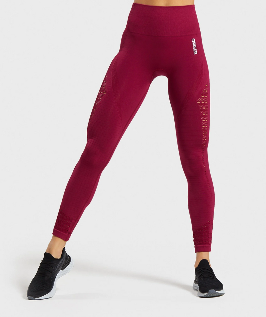 Energy + Seamless Leggings | Rusty Red - Creeve Co.