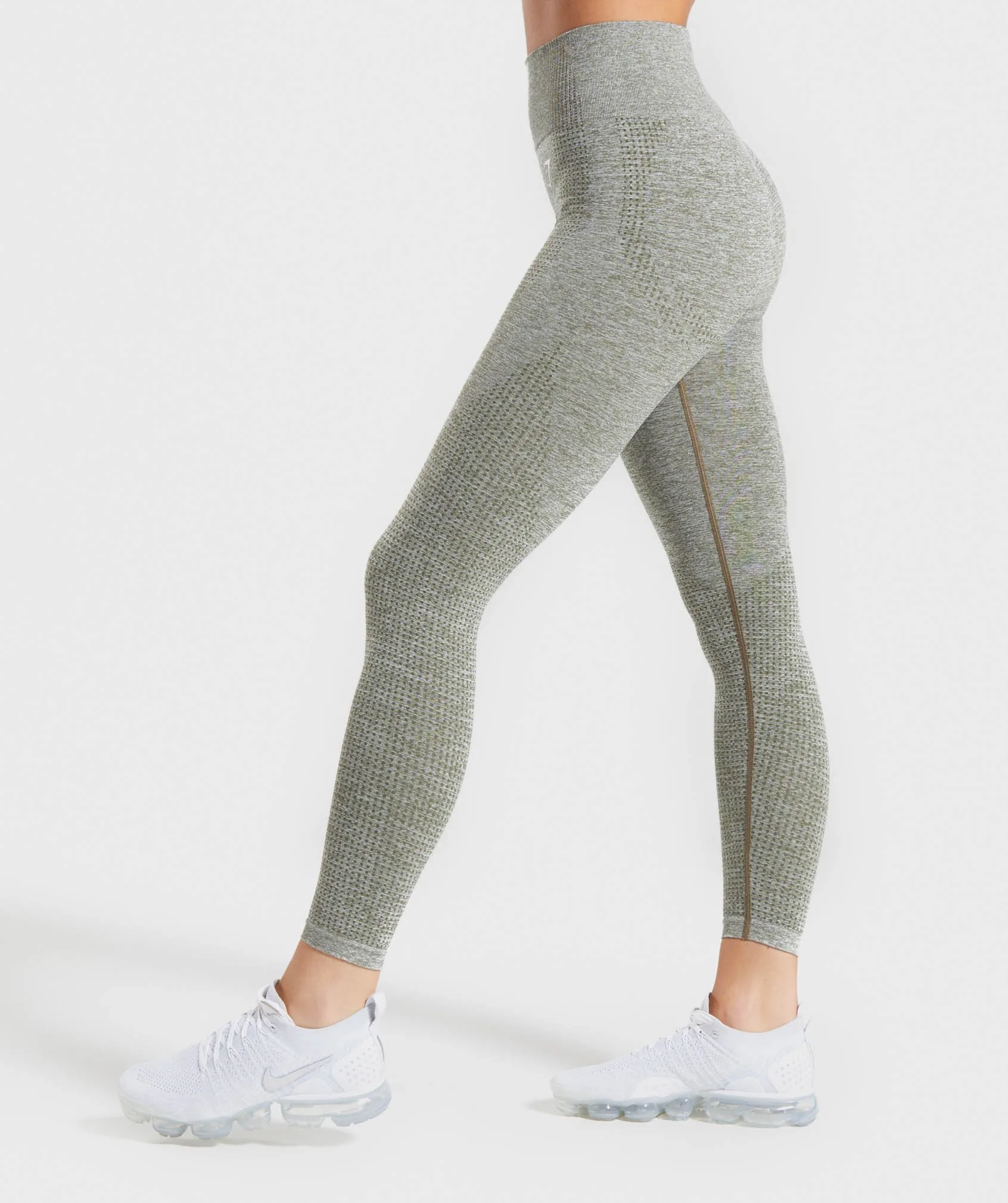 Vital Seamless Leggings | Khaki Marl - Creeve Co.