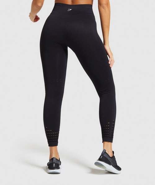 Energy + Seamless Leggings | Black - Creeve Co.