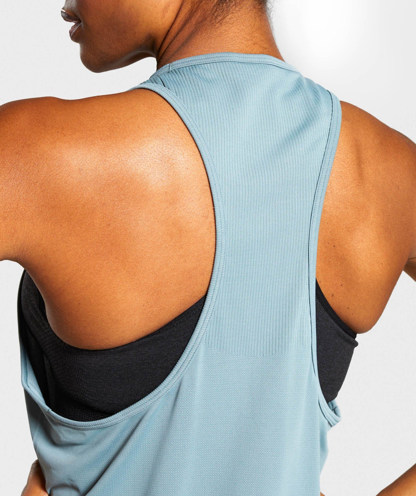 Lightweight Seamless Tank | Turquoise - Creeve Co.