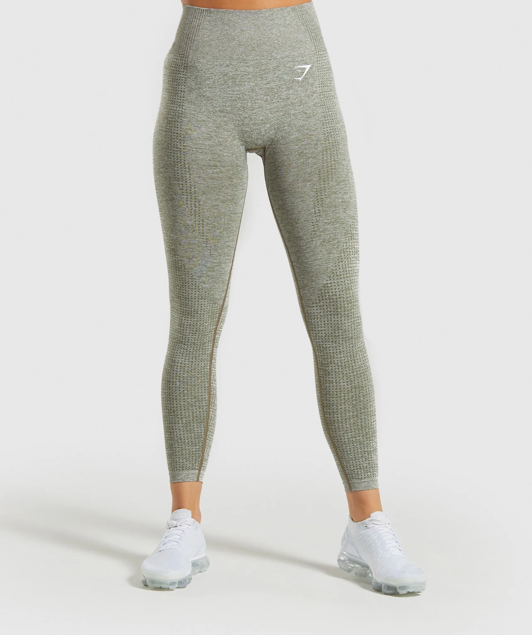Vital Seamless Leggings | Khaki Marl - Creeve Co.